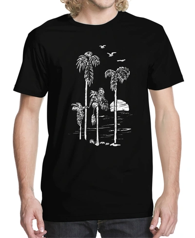 Shop Beachwood Men's Paradise Waiting Graphic T-shirt In Black