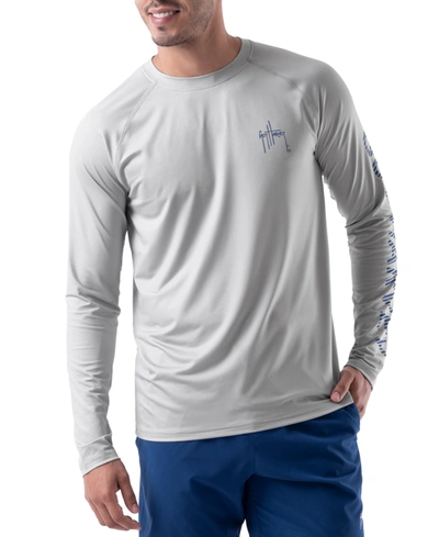 Shop Guy Harvey Barbados Performance Sun Protection Top In Microchip