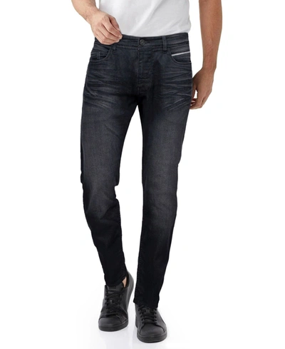 Shop X-ray Men's Stretch 5 Pocket Skinny Jeans In Jet Black