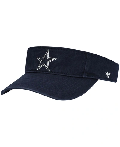 Shop 47 Brand Men's Navy Dallas Cowboys Clean Up Visor