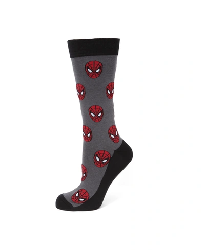 Shop Marvel Men's Spider-man Sock In Gray