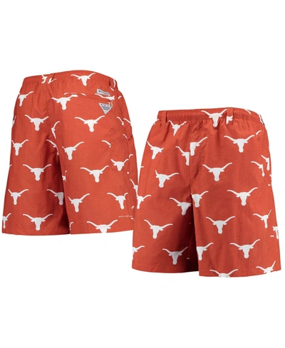 Shop Columbia Men's Texas Orange Texas Longhorns Backcast Ii Omni-shade Hybrid Shorts