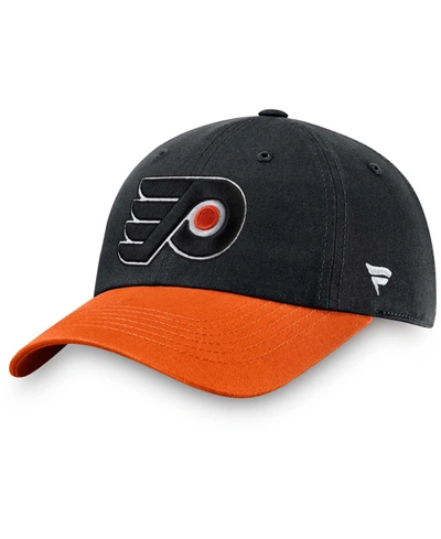 Shop Fanatics Men's Black Philadelphia Flyers Core Primary Logo Adjustable Hat