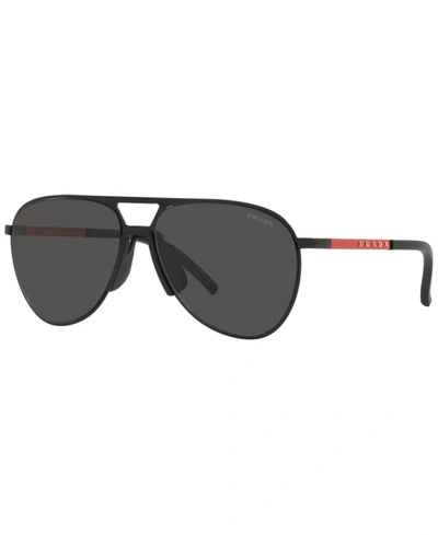 Shop Prada Men's Sunglasses, Ps 51xs 59 In Matte Black