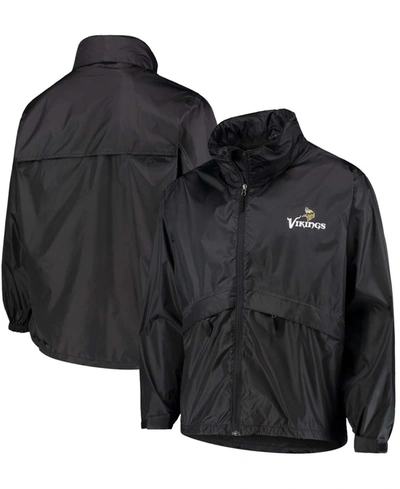 Shop Dunbrooke Men's Black Minnesota Vikings Sportsman Waterproof Packable Full-zip Jacket
