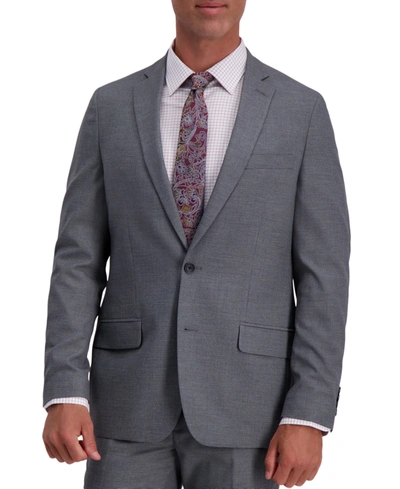 Shop Haggar J.m.  Men's Grid Pattern Slim Fit Suit Jacket In Oxford