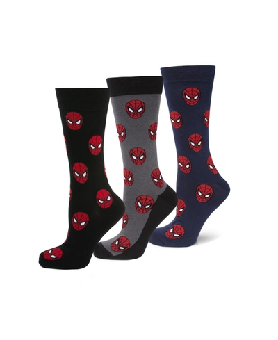 Shop Marvel Men's Spider-man Sock Set, Pack Of 3 In Multi