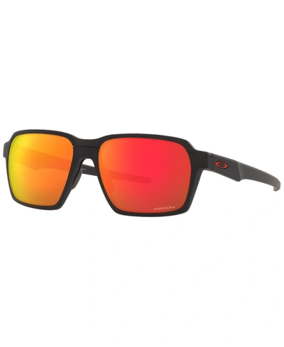 Shop Oakley Men's Sunglasses, Oo4143 Parlay 58 In Matte Black