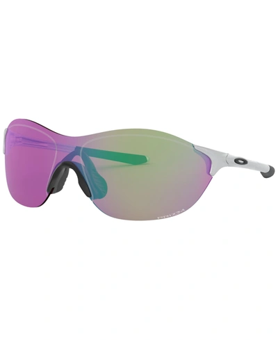 Shop Oakley Men's Low Bridge Fit Sunglasses, Evzero Swift 38 In Silver-tone
