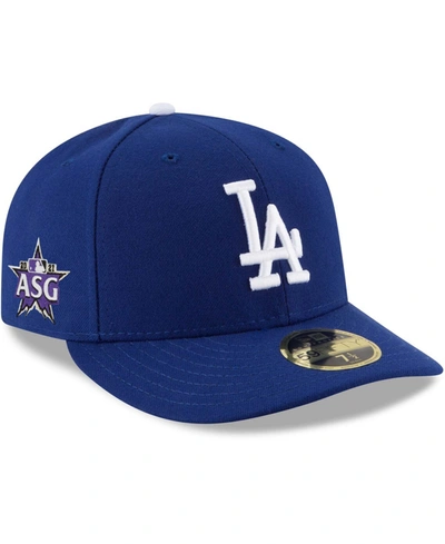 Shop New Era Men's Royal Los Angeles Dodgers 2021 Mlb All-star Game Workout Sidepatch Low Profile 59fifty Fitted 