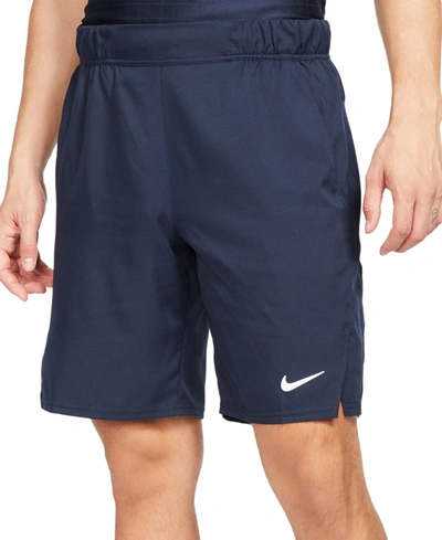 Shop Nike Court Dri-fit Victory 9" Tennis Shorts In Obsidian/white