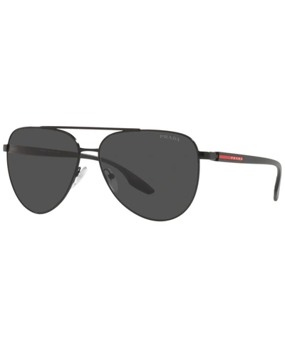 Shop Prada Men's Sunglasses, Ps 52ws In Matte Black