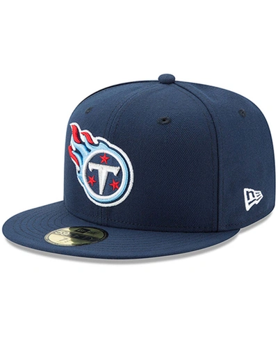 Shop New Era Men's Navy Tennessee Titans Omaha 59fifty Hat