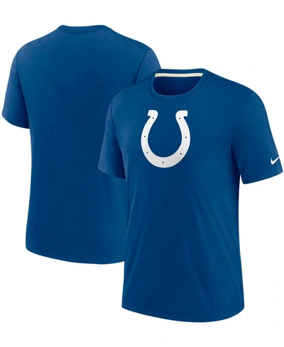 Shop Nike Men's Royal Indianapolis Colts Historic Impact Tri-blend T-shirt