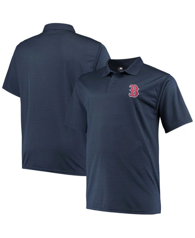 Shop Fanatics Men's Navy Boston Red Sox Alternate Logo Solid Birdseye Polo Shirt