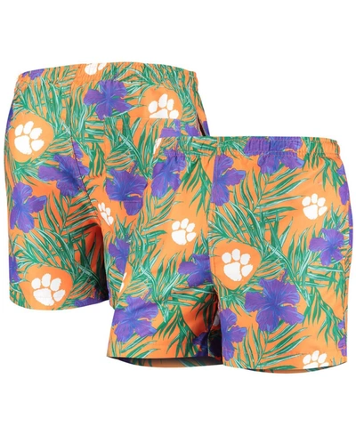 Shop Foco Men's Orange Clemson Tigers Swimming Trunks