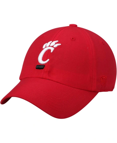 Shop Top Of The World Men's Red Cincinnati Bearcats Primary Logo Staple Adjustable Hat