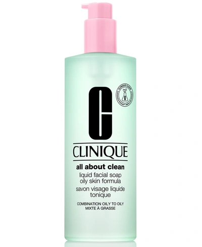 Shop Clinique Jumbo All About Clean Liquid Facial Soap Oily, 13.5 oz