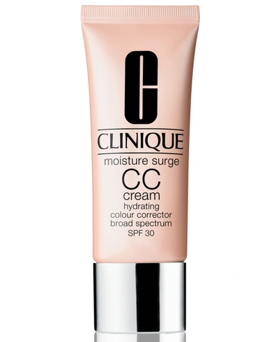Shop Clinique Moisture Surge Cc Cream Colour Correcting Skin Protector Broad Spectrum Spf 30, 1.4 oz In Very Light