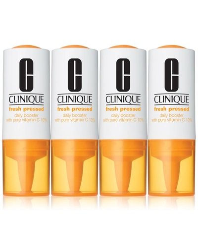 Shop Clinique Fresh Pressed Vitamin C Daily Booster, 4 Vials