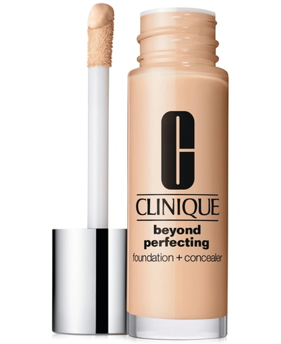 Shop Clinique Beyond Perfecting Foundation + Concealer, 1 Oz. In . Breeze