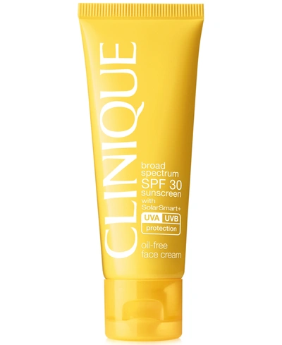 Shop Clinique Broad Spectrum Spf 30 Sunscreen Oil-free Face Cream, 1.7 Oz.