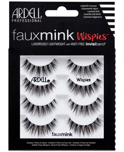 Shop Ardell Faux Mink Lashes -wispies 4-pack