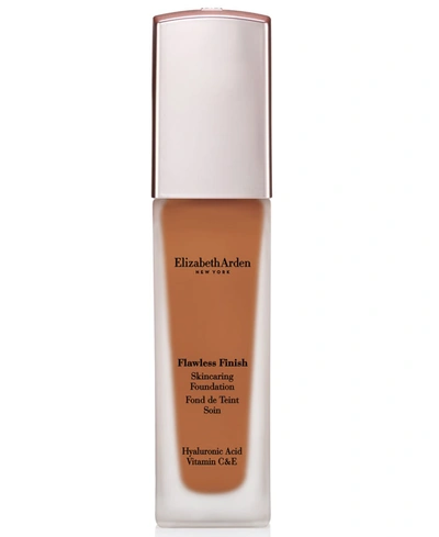 Shop Elizabeth Arden Flawless Finish Skincaring Foundation In C (tan Skin With Cool Pink Undertones)