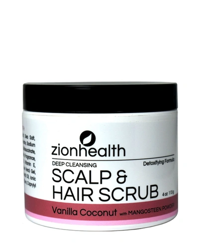 Shop Zion Health Hair Scrub, Vanilla Coconut Scent, 4 oz