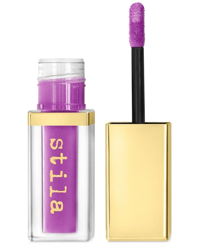 Shop Stila Suede Shade Liquid Eye Shadow In Violet Velvet - Light Violet Mauve