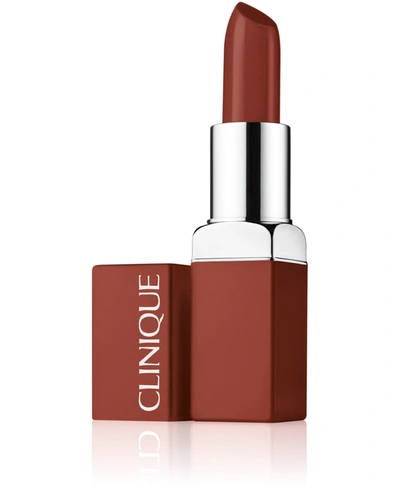 Shop Clinique Even Better Pop Lip Colour Foundation Lipstick In Nestled: Cool Toned Brown