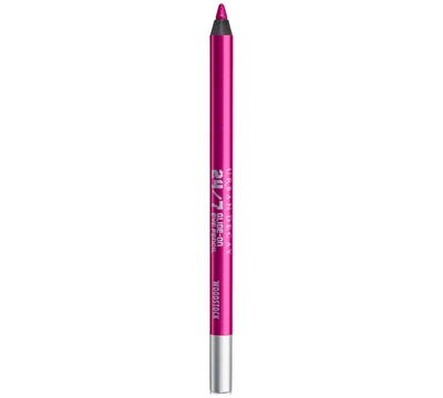 Shop Urban Decay 24/7 Glide-on Waterproof Eyeliner Pencil In Woodstock (shimmer Sparkly Hot Pink/silv