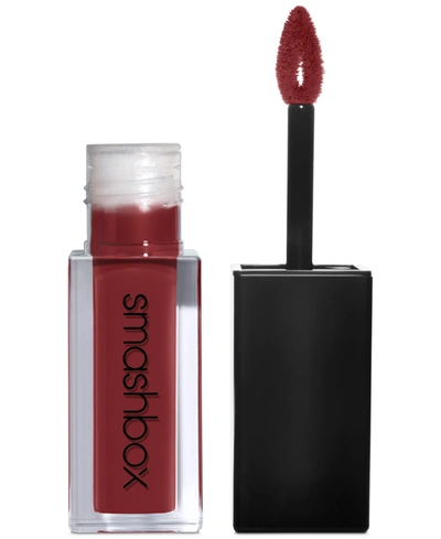 Shop Smashbox Always On Longwear Matte Liquid Lipstick In Boss Up (terracota Rose)