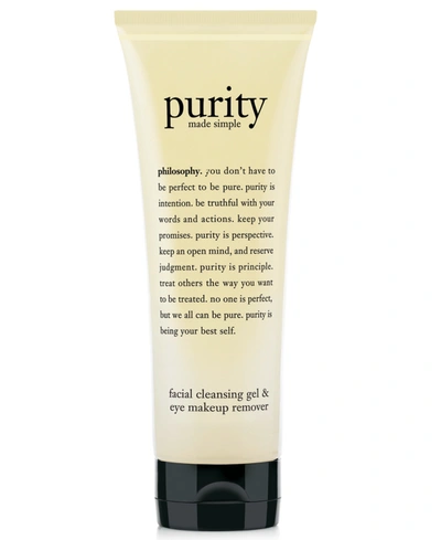 Shop Philosophy Purity Facial Cleansing Gel & Eye Makeup Remover