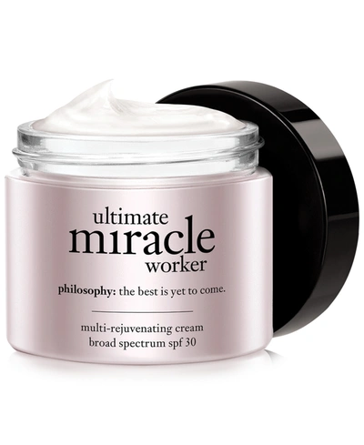 Shop Philosophy Ultimate Miracle Worker Broad Spectrum Spf 30, 2 Oz. In No Color