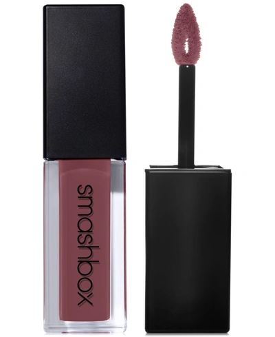 Shop Smashbox Always On Longwear Matte Liquid Lipstick In Spoiler Alert (cool Mauve)