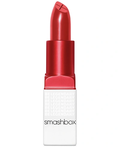 Shop Smashbox Be Legendary Prime & Plush Lipstick In Bing (orangey Red)