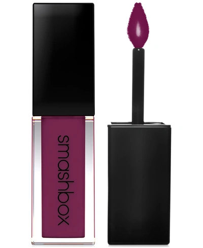 Shop Smashbox Always On Longwear Matte Liquid Lipstick In Girl Gang (plum)