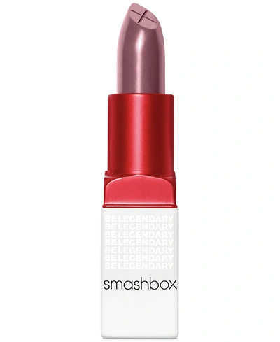 Shop Smashbox Be Legendary Prime & Plush Lipstick In Spoiler Alert (cool Mauve)