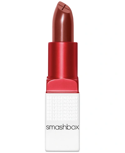 Shop Smashbox Be Legendary Prime & Plush Lipstick In Disorderly (deep Brick Red)