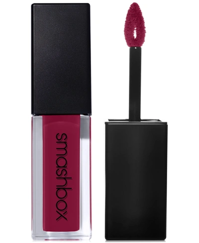Shop Smashbox Always On Longwear Matte Liquid Lipstick In Throwback Jam (vibrant Raspberry)