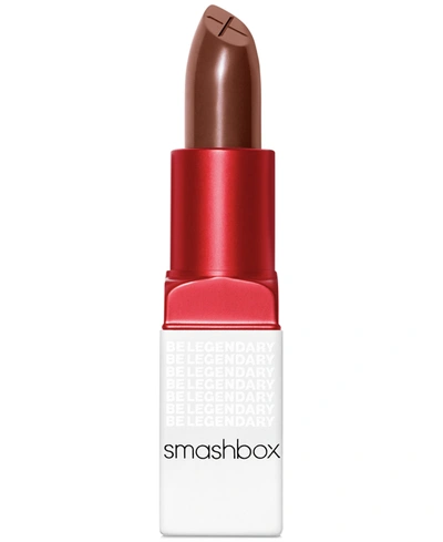 Shop Smashbox Be Legendary Prime & Plush Lipstick In Caffeinate (rich Brown)