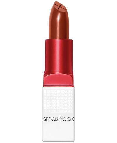Shop Smashbox Be Legendary Prime & Plush Lipstick In Outloud (burnt Orange)