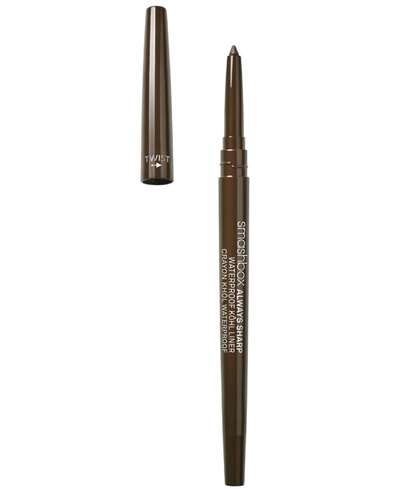 Shop Smashbox Always Sharp Longwear Waterproof Kohl Eyeliner Pencil In Sumatra (brown)
