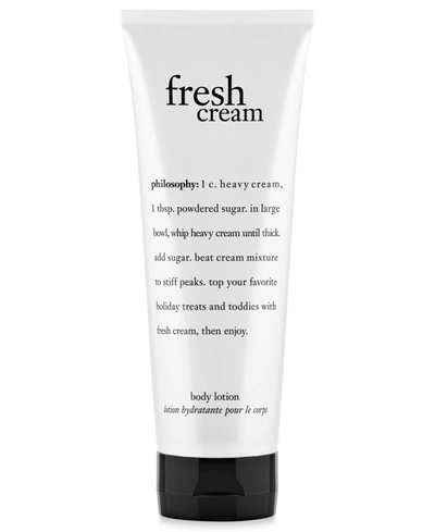 Shop Philosophy Fresh Cream Body Lotion, 7 oz In No Color