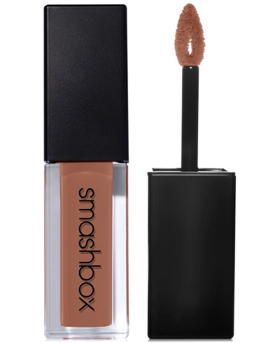 Shop Smashbox Always On Longwear Matte Liquid Lipstick In Fair Game (light Peach Nude)