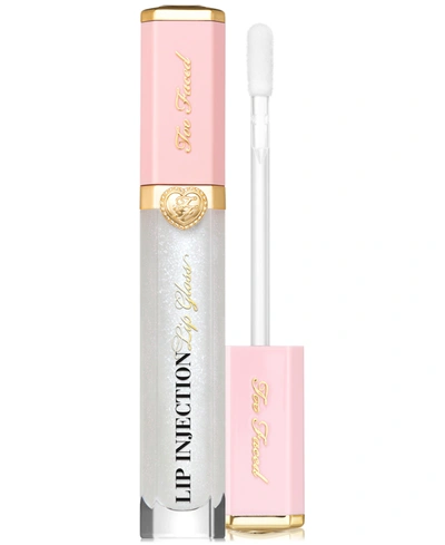 Shop Too Faced Lip Injection Power Plumping Multidimensional Lip Gloss In Stars Are Aligned - Clear With Sparkle