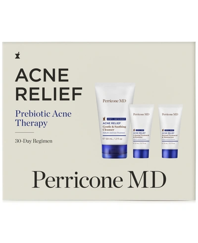 Shop Perricone Md 3-pc. Acne Relief Prebiotic Acne Therapy 30-day Set