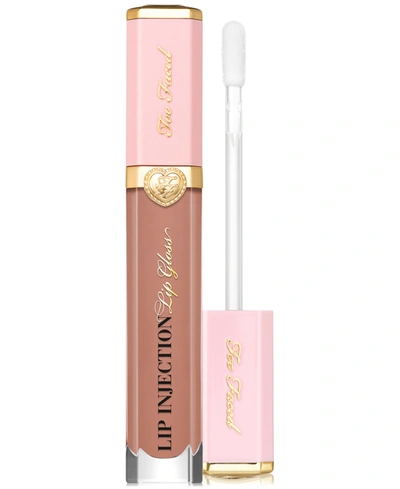 Shop Too Faced Lip Injection Power Plumping Multidimensional Lip Gloss In Soulmate - Cool Beige