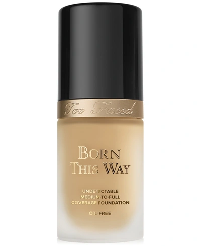 Shop Too Faced Born This Way Flawless Coverage Natural Finish Foundation In Golden Beige -light W/golden Undertones